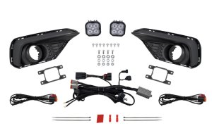 Ford Mustang Fog Lamp Kit - Front - Diode Dynamics - SS3 Add-On Fog - White - `24-`25